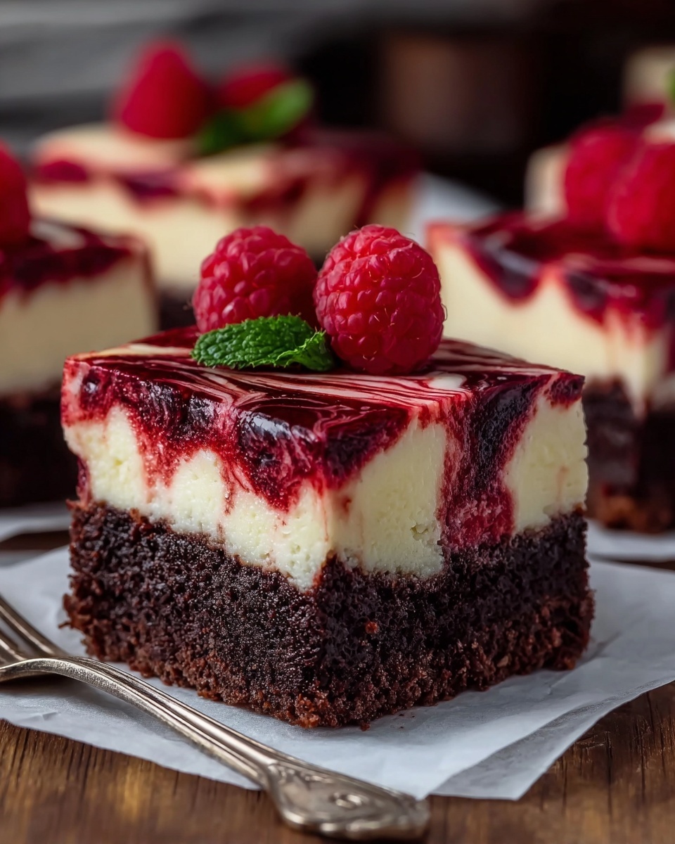 Red Velvet Cheesecake Brownies Recipe - Recipe Image
