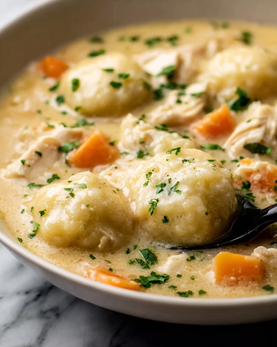 Slow Cooker Chicken and Dumplings Recipe - Recipe Image