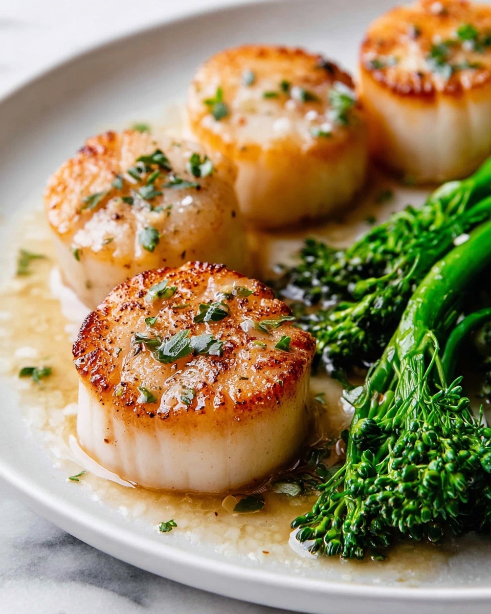 Seared Scallops with Parsley Butter Recipe - Recipe Image
