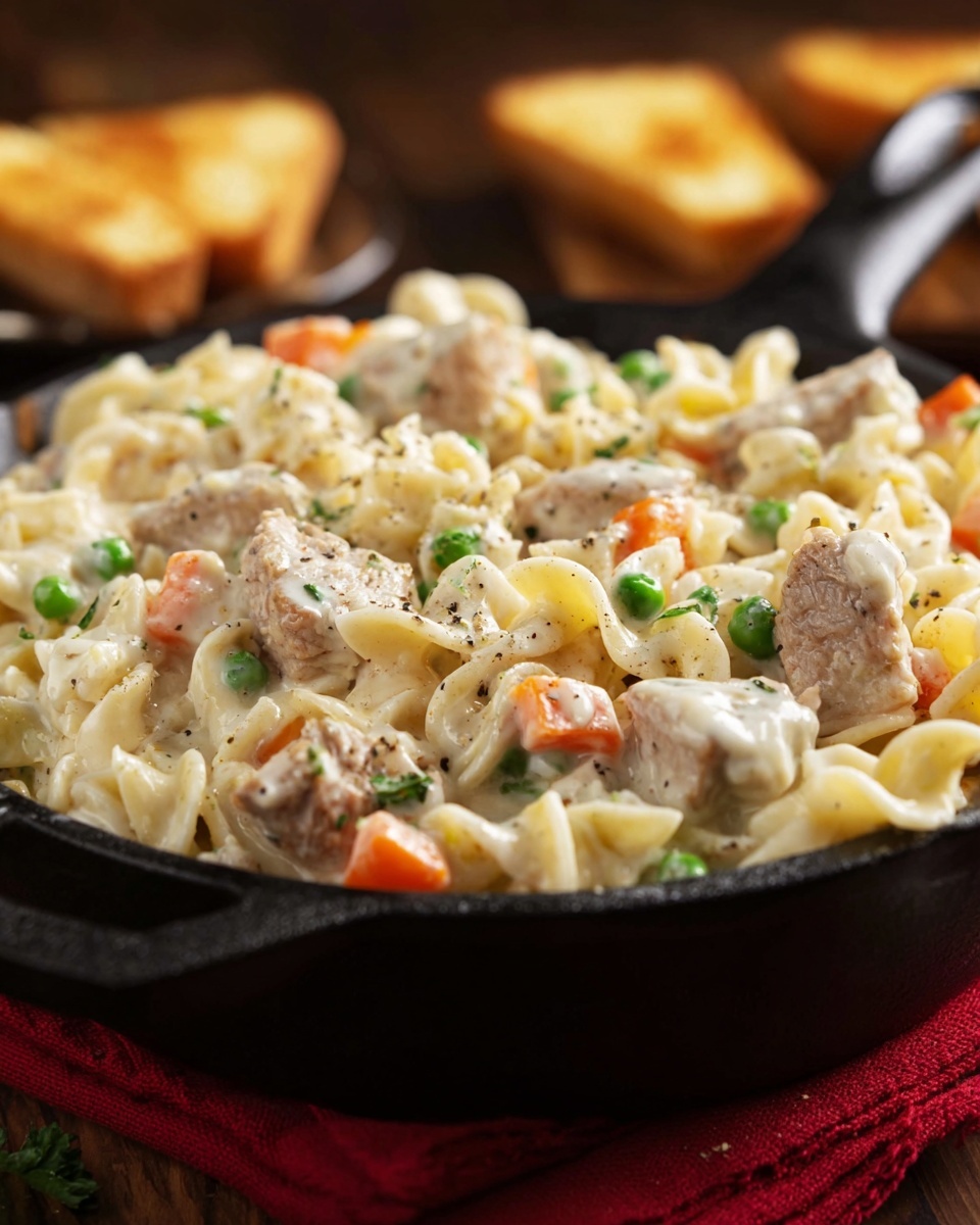 Tuna Helper with Peas and Carrots Recipe - Recipe Image