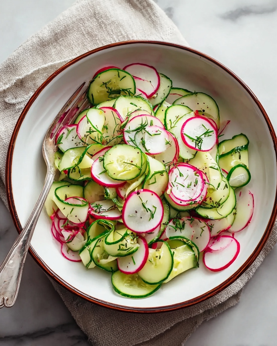 Cucumber Radish Salad Recipe - Recipe Image