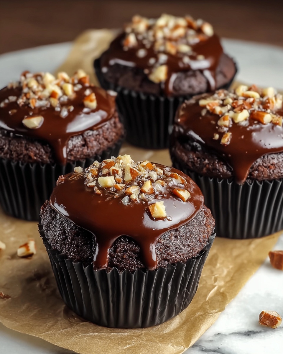 Sticky Toffee Cupcakes with Chocolate Topping Recipe - Recipe Image