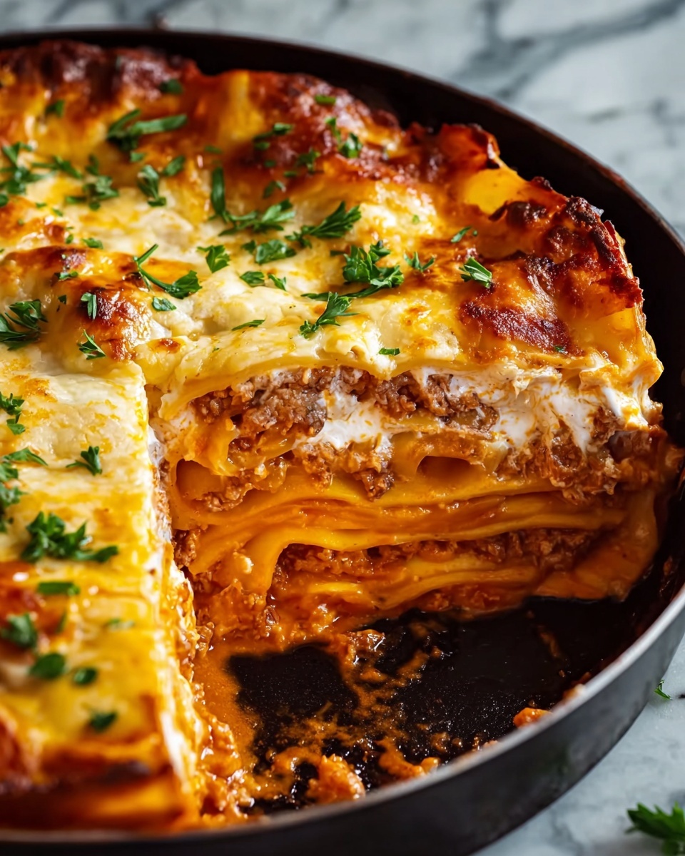Buffalo Chicken Lasagna Recipe - Recipe Image