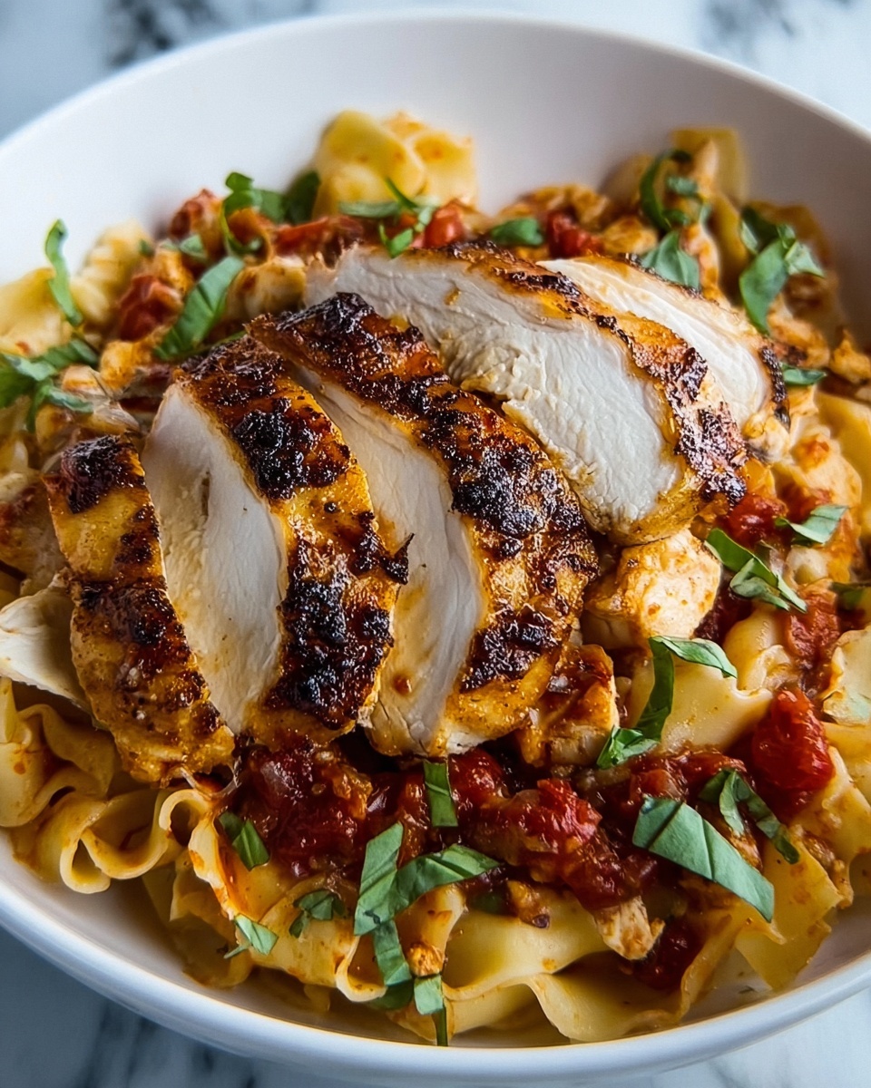 Chicken Boscaiola Pasta Recipe - Recipe Image