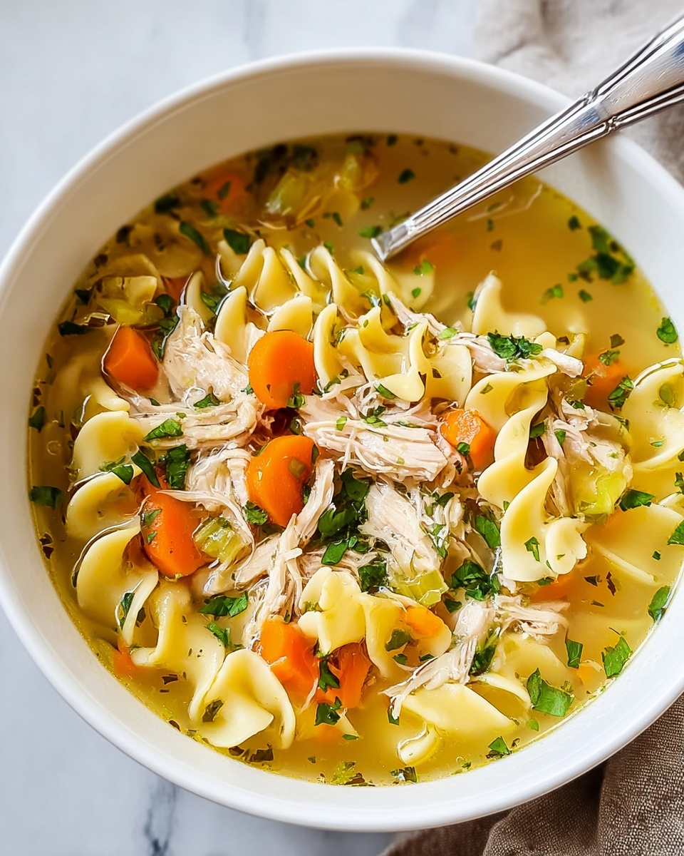 Classic Chicken Noodle Soup Recipe - Recipe Image