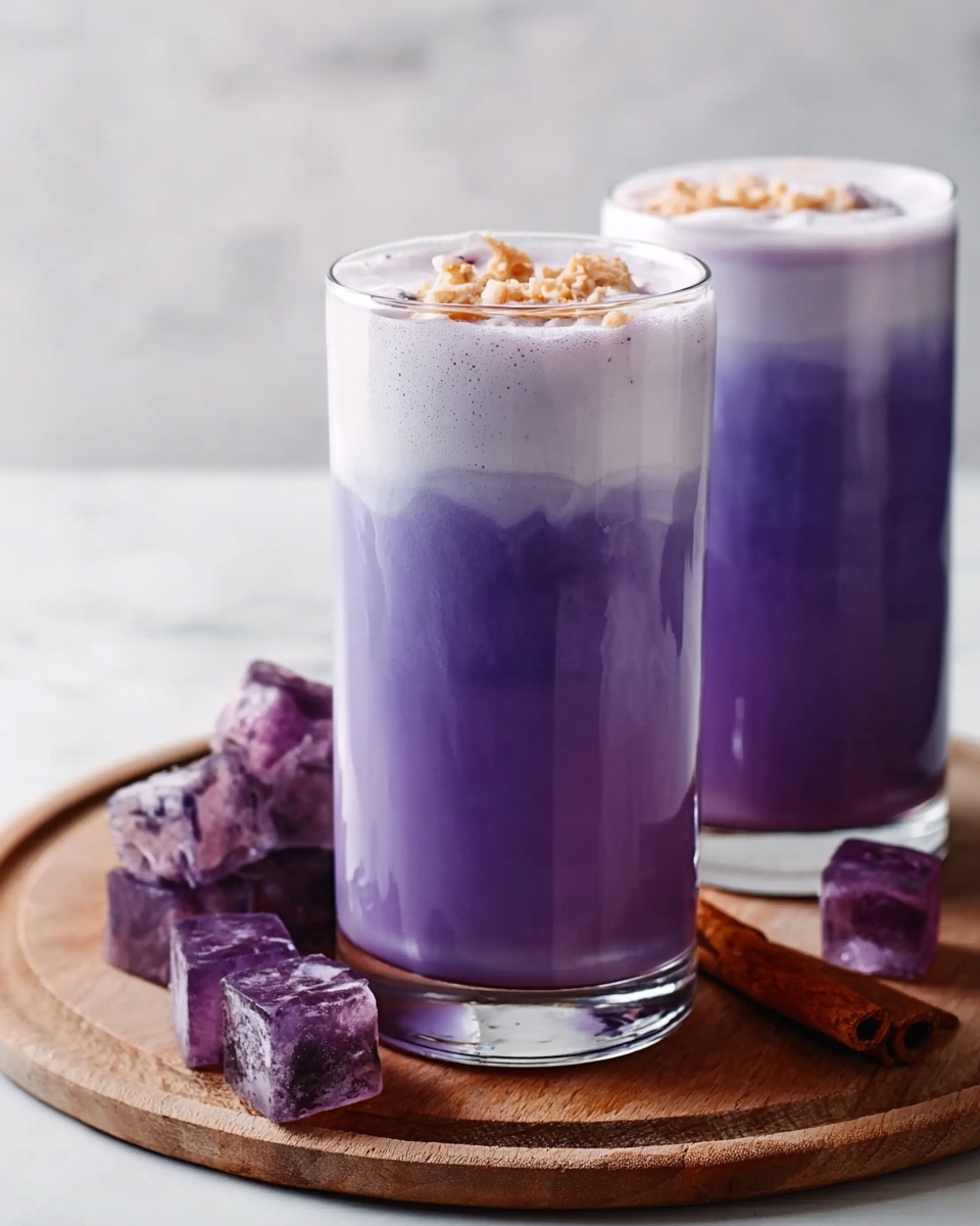 Delicious Ube Horchata: Your Cool Refreshment Adventure Recipe - Recipe Image
