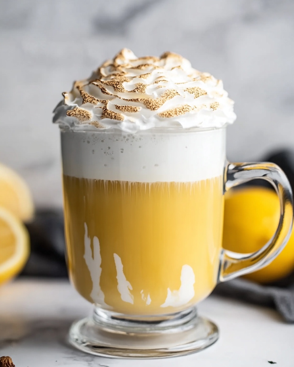 Lemon Meringue Hot Chocolate: A Zesty Cozy Delight Recipe - Recipe Image