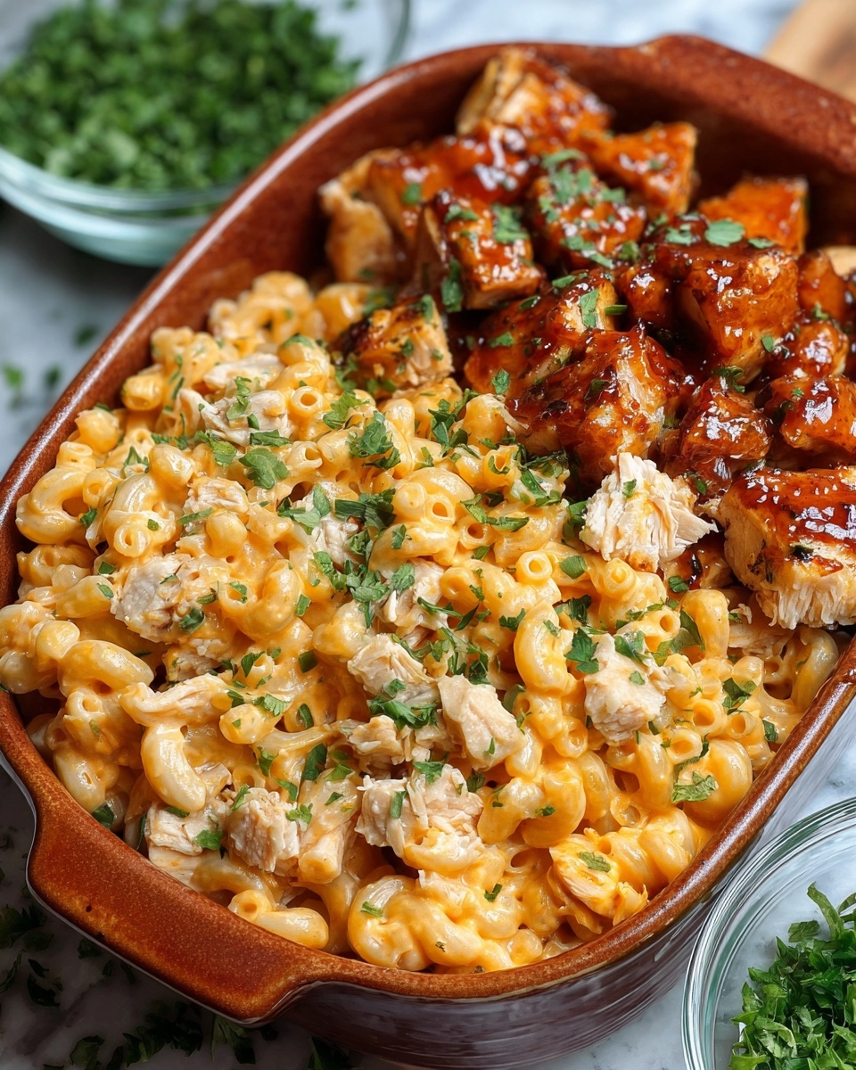 BBQ Chicken Mac and Cheese Recipe - Recipe Image