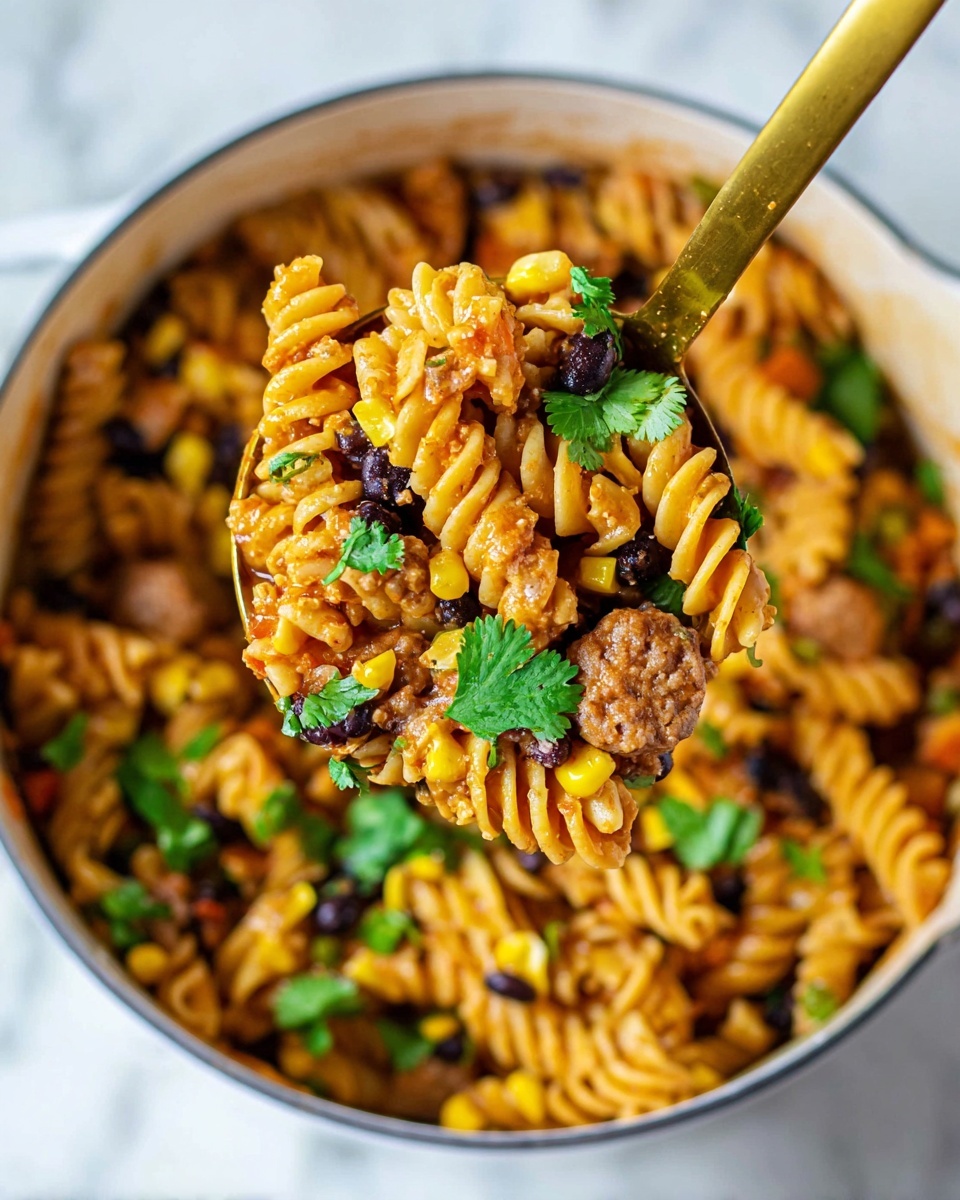 One Pot Mexican Pasta Recipe - Recipe Image