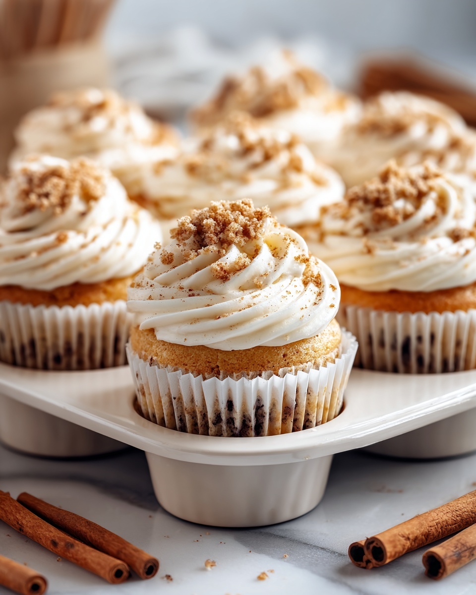 Cinnamon Roll Cupcakes Recipe - Recipe Image
