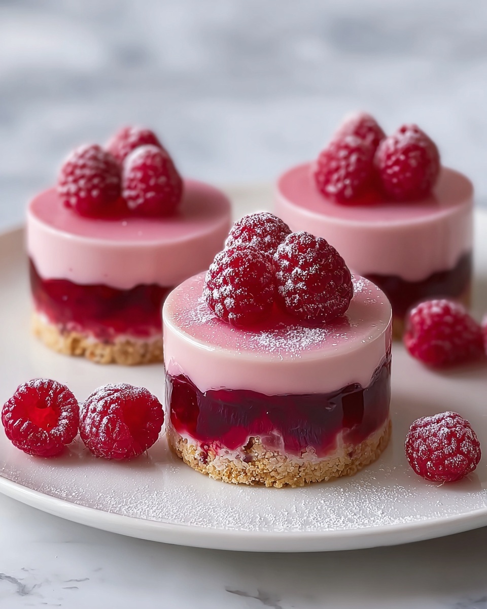 No-Bake Raspberry Cheesecake Cups: An Incredible 5-Minute Dessert Recipe - Recipe Image