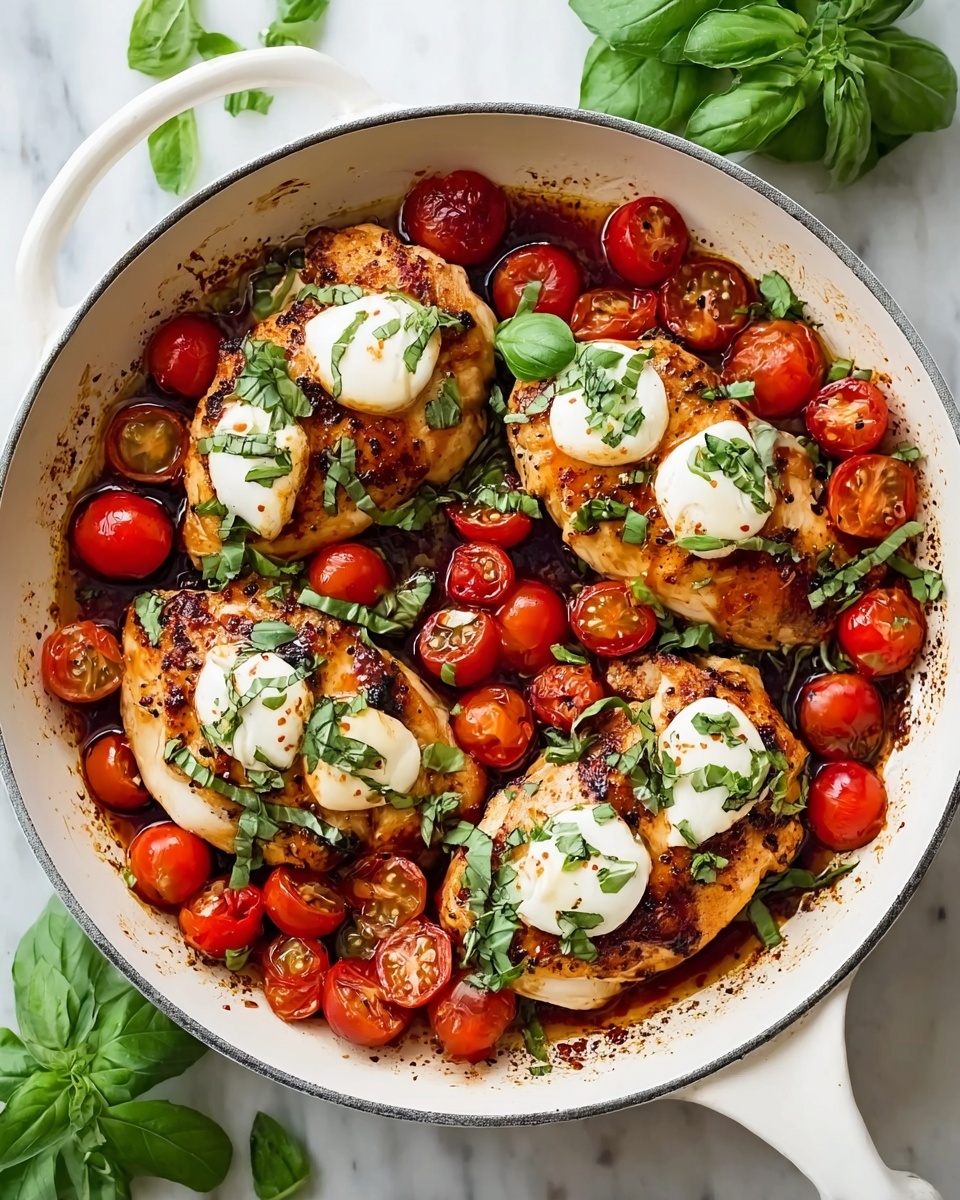 Chicken Caprese Skillet Recipe - Recipe Image