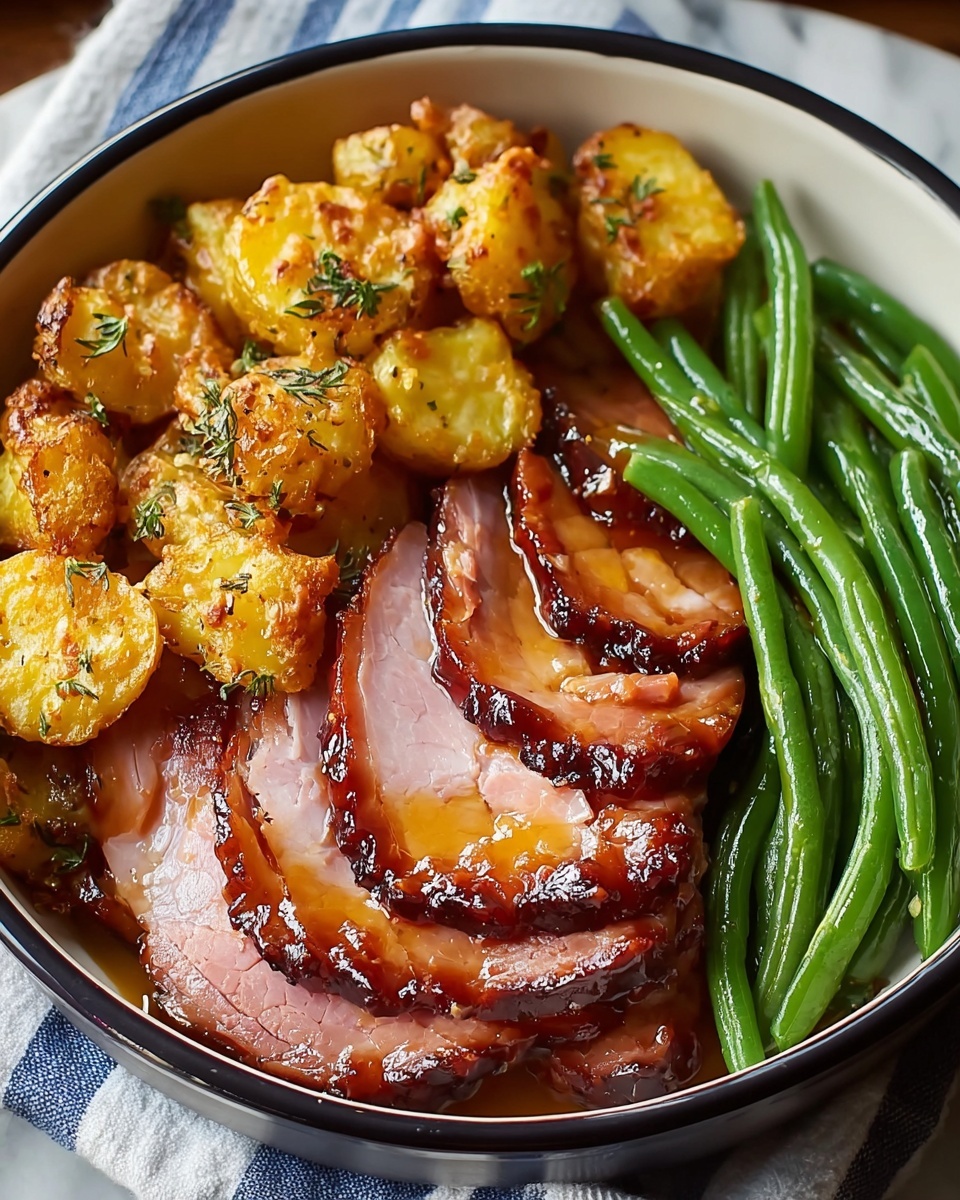 Crockpot Ham, Green Beans, and Potatoes Recipe - Recipe Image