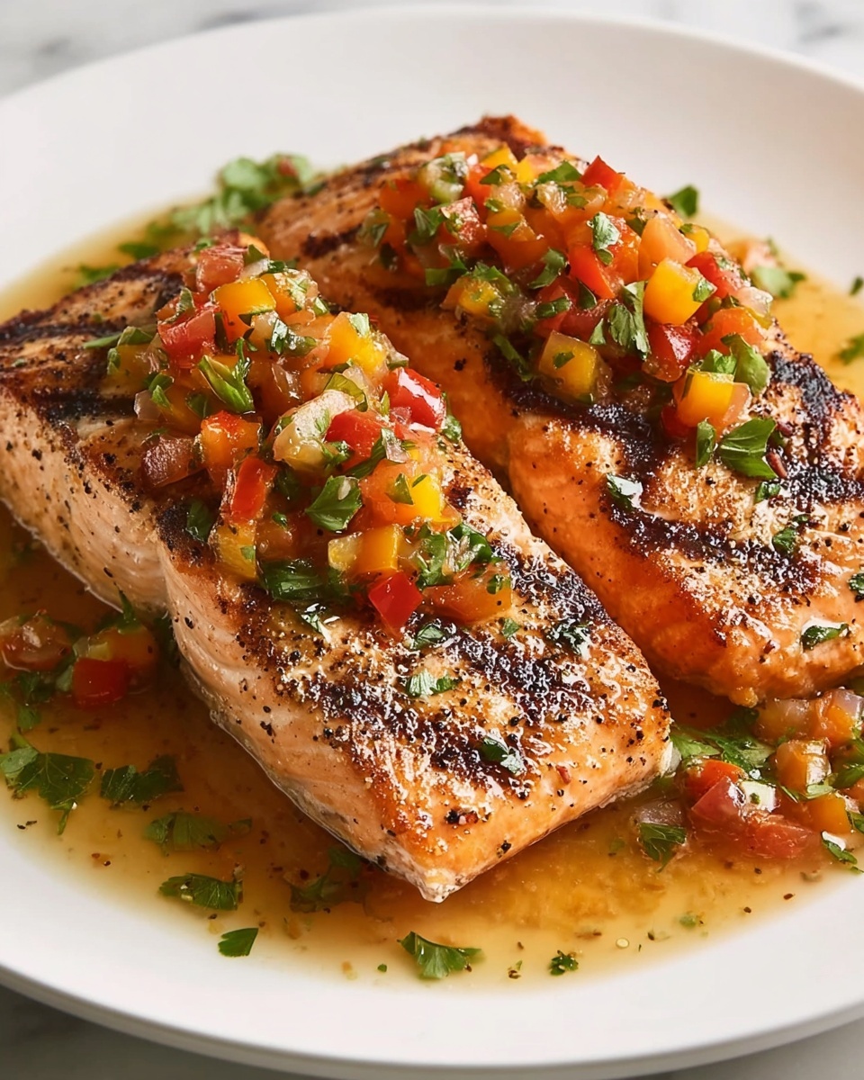 Marry Me Salmon with Sun-Dried Tomatoes and Creamy Parmesan Sauce Recipe - Recipe Image