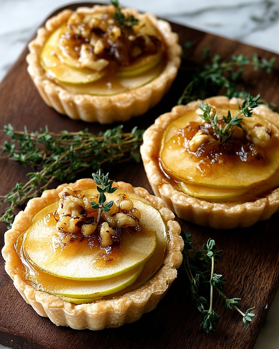 Apple, Brie, and Honey Tarts Recipe - Recipe Image