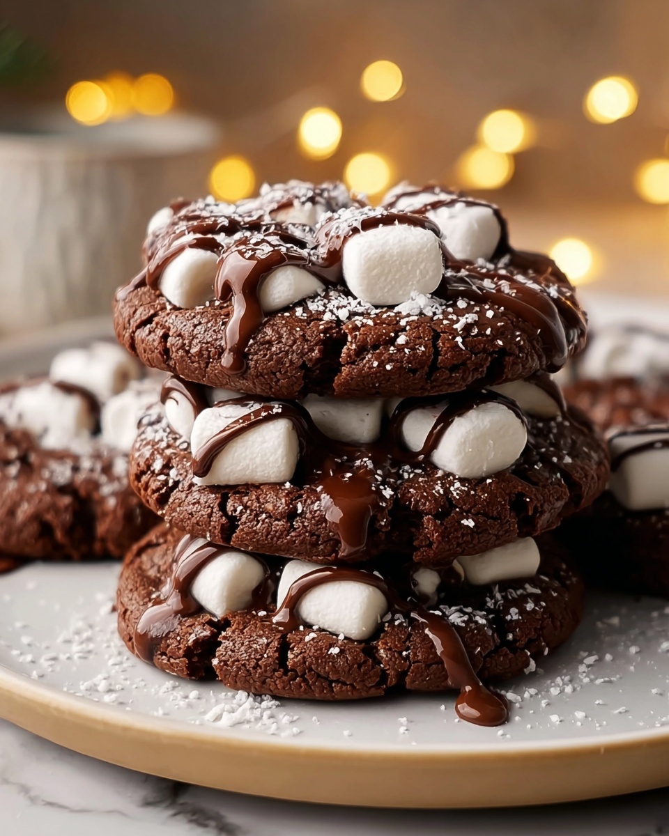 Gooey & Festive Hot Cocoa Cookies: The Ultimate Holiday Treat Recipe - Recipe Image