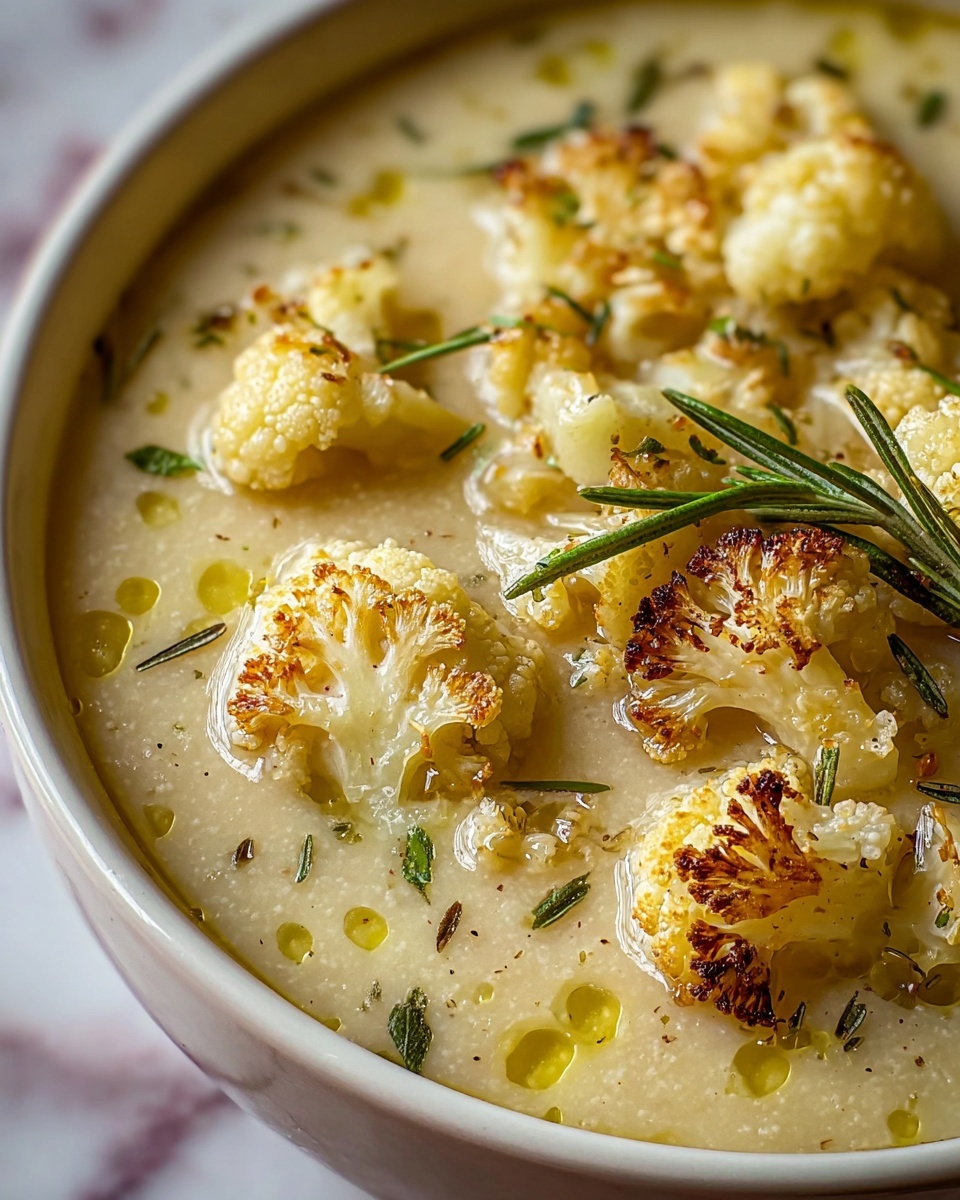 Mediterranean-Style Cauliflower Soup Recipe - Recipe Image