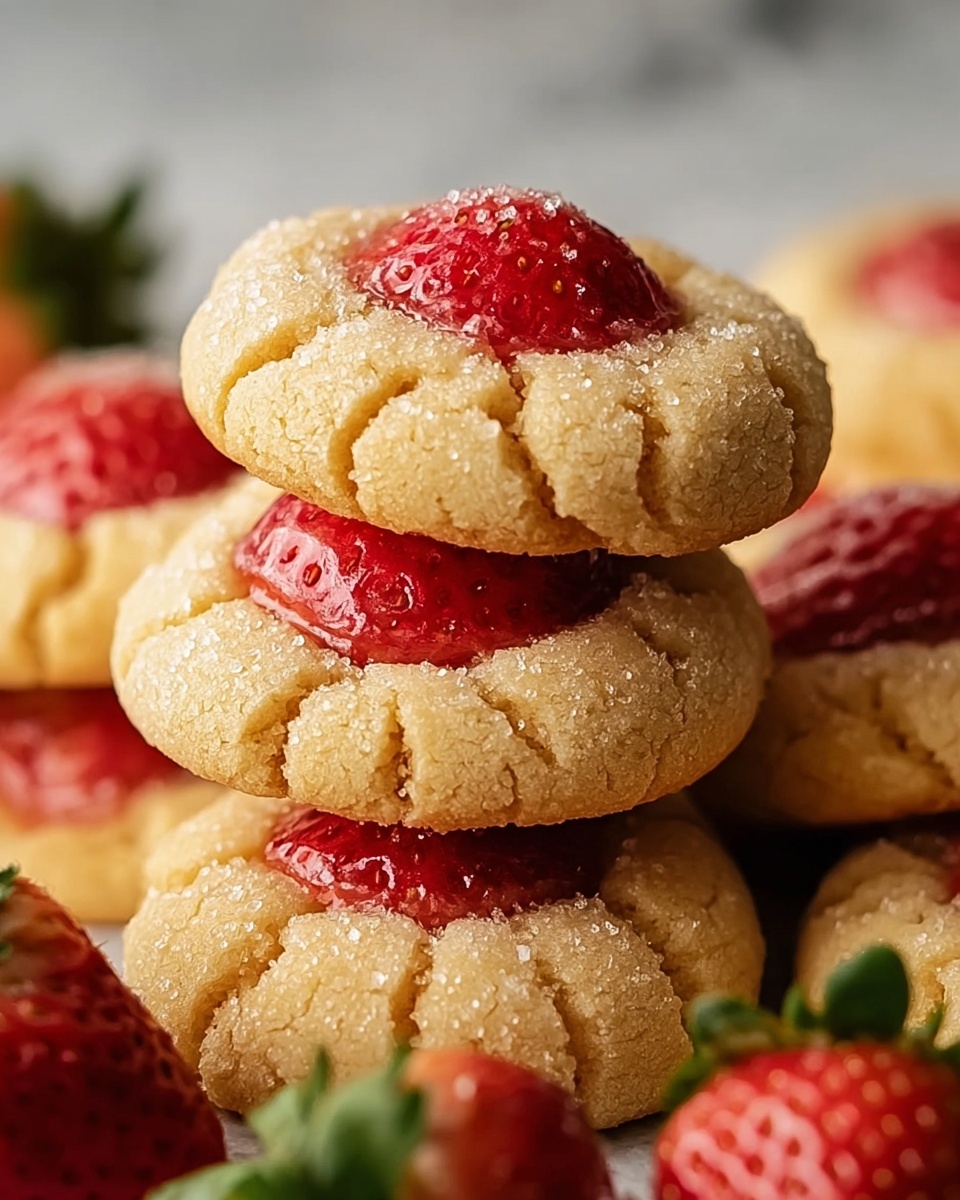 Strawberry Kiss Cookies Recipe - Recipe Image