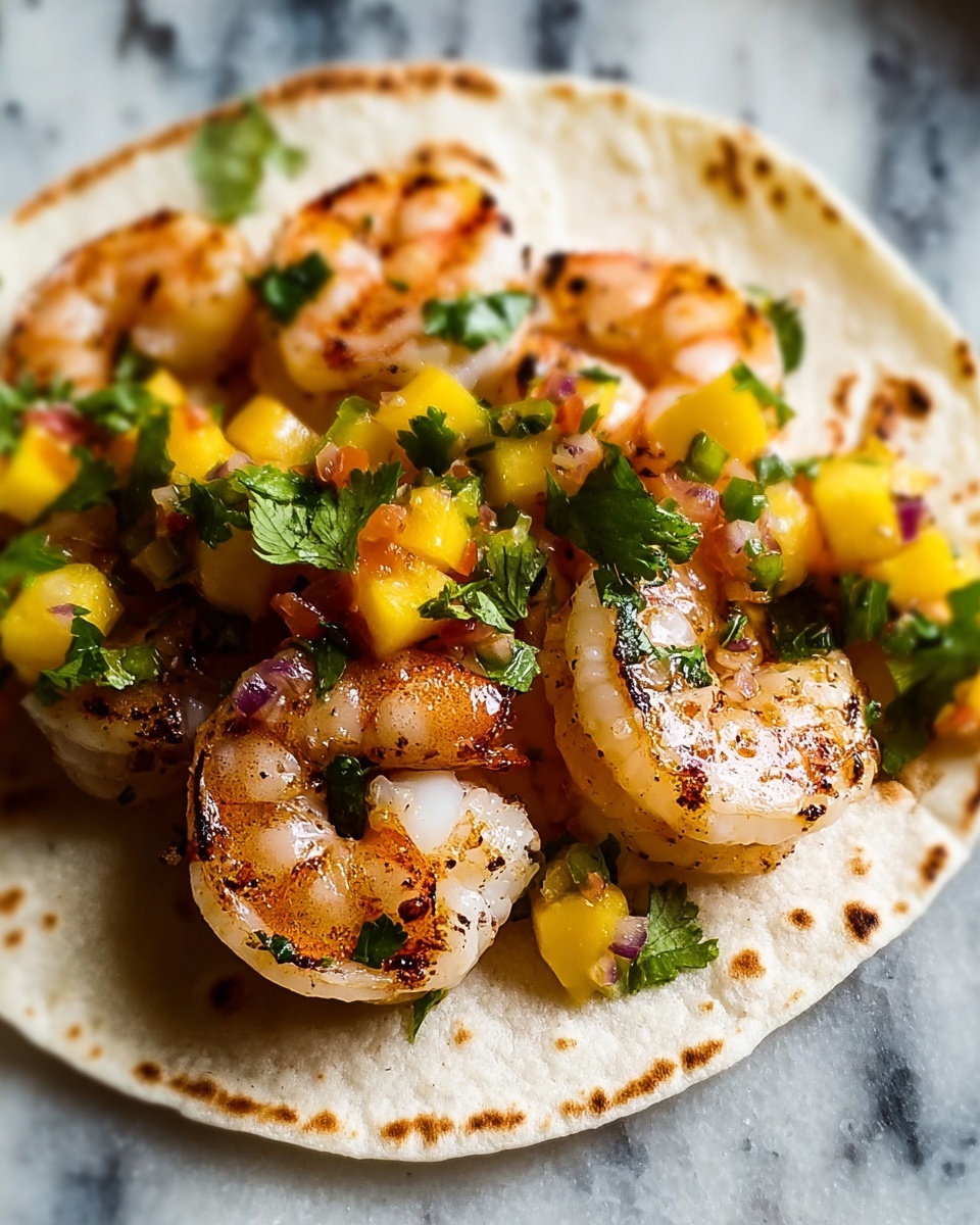 Spicy Shrimp Tacos with Mango Salsa Recipe - Recipe Image