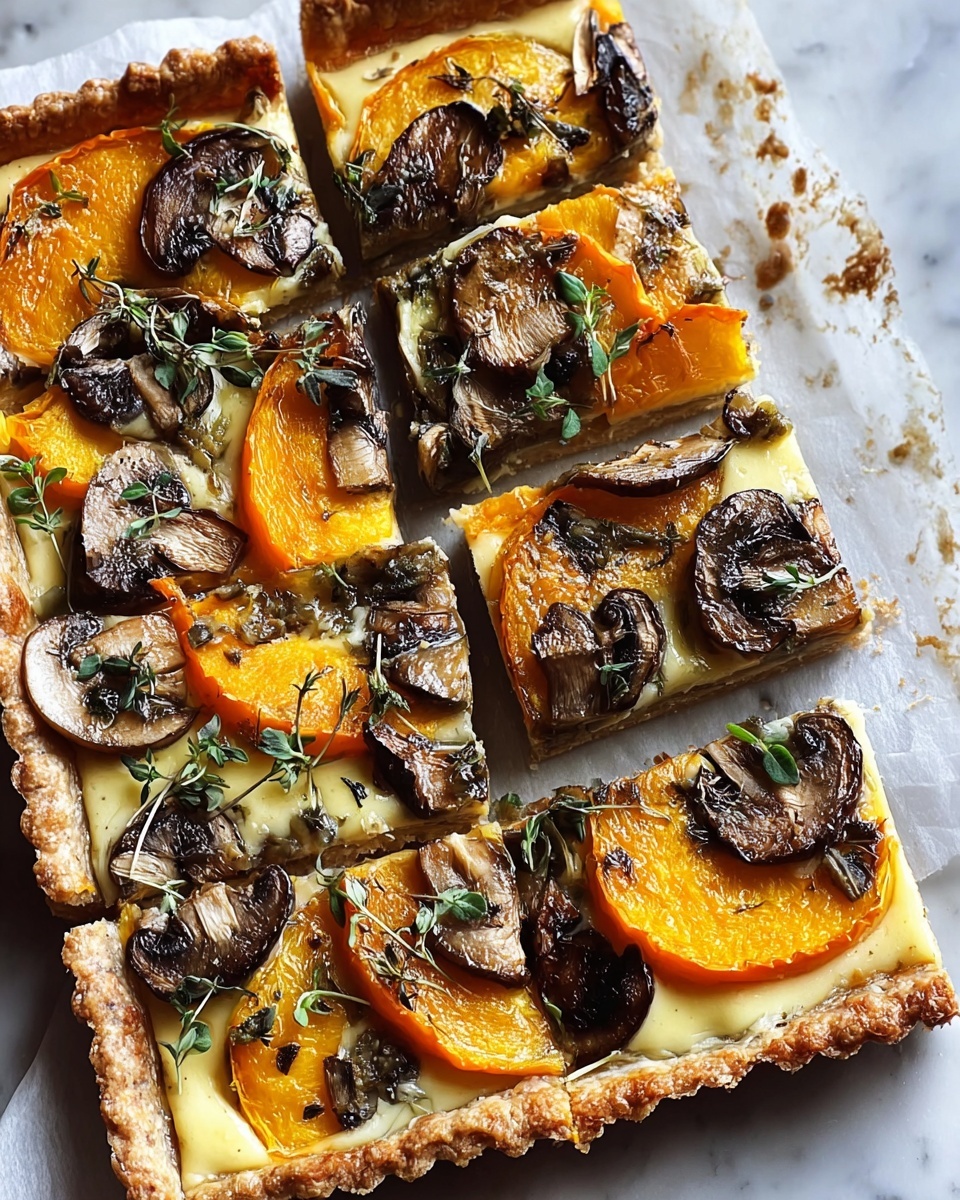 Butternut Squash & Mushroom Tart Recipe - Recipe Image