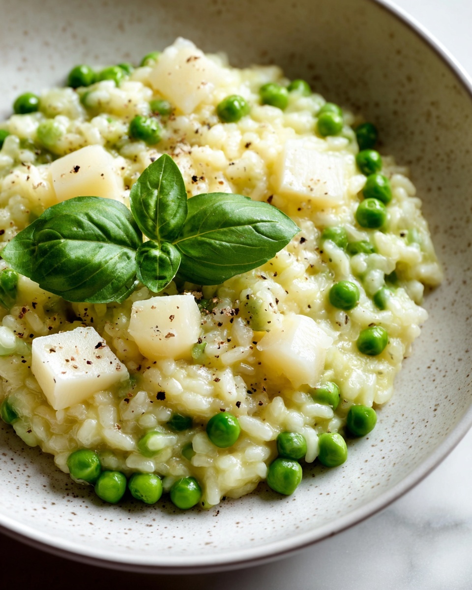 Fresh Pea Risotto Recipe - Recipe Image