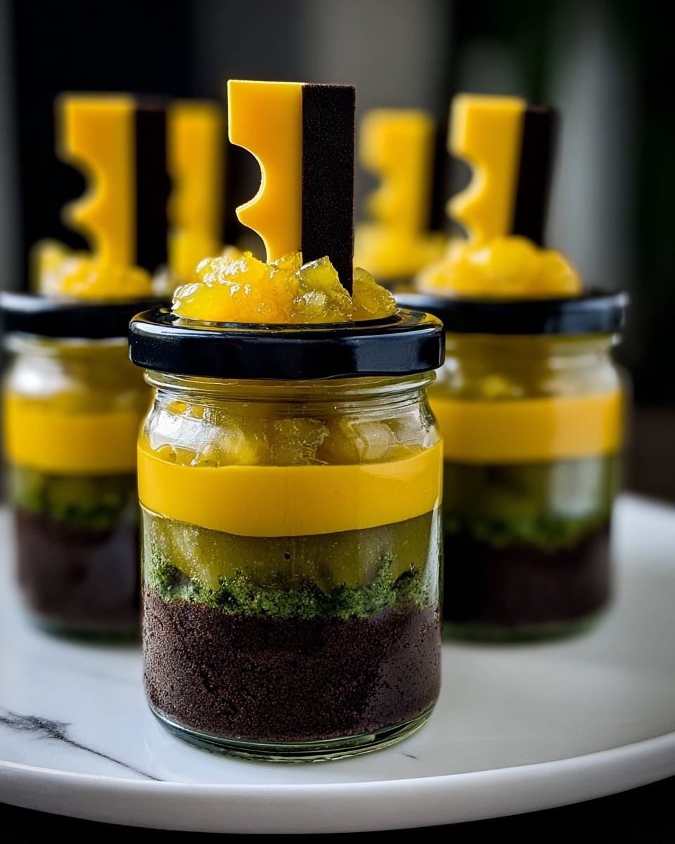 Witches Brew Halloween Cake Jars Recipe - Recipe Image