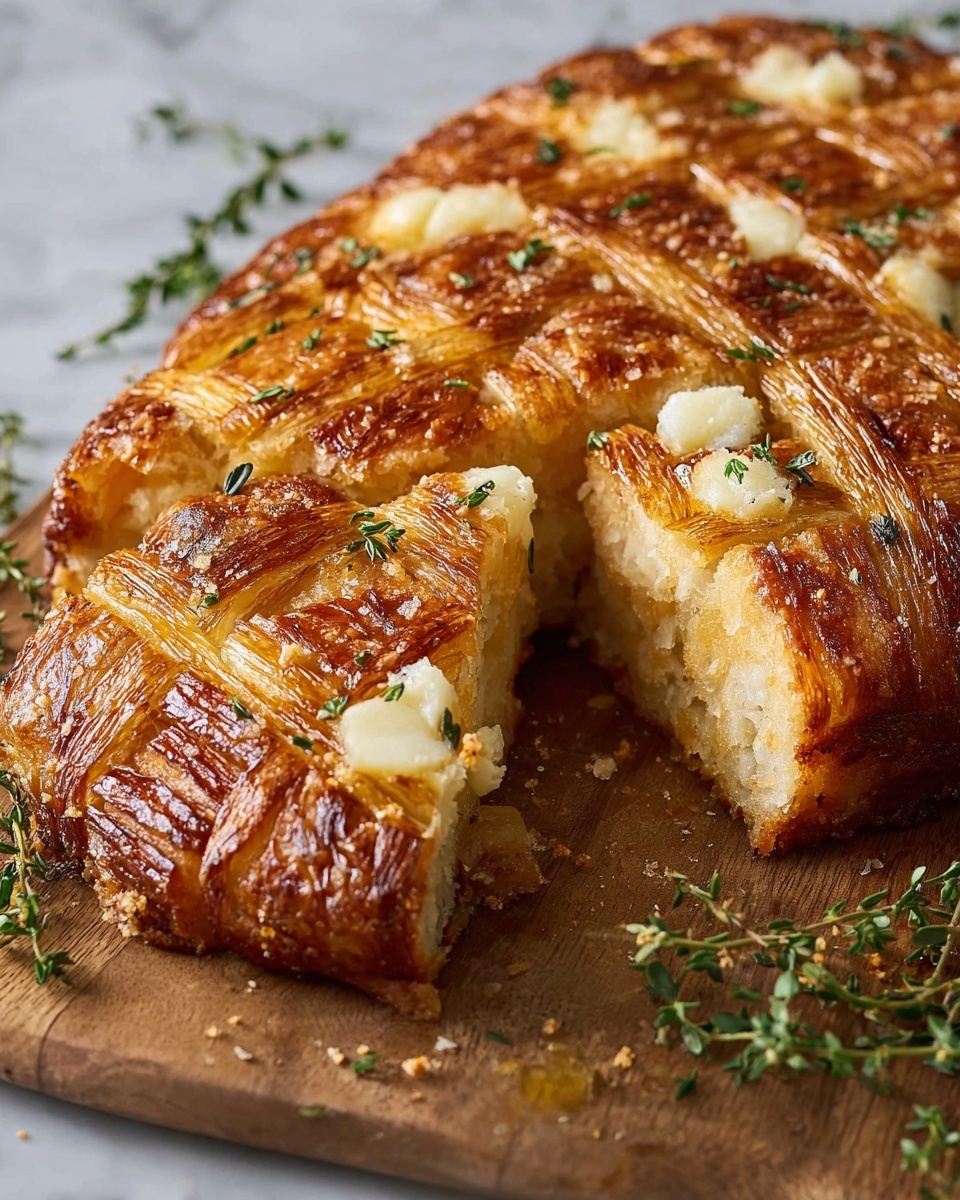 Fetta, Thyme, and Honey Loaded Loaf Recipe - Recipe Image