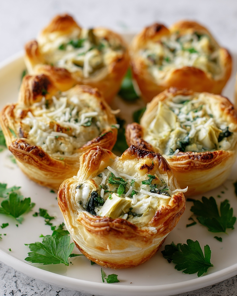 Cheesy Spinach and Artichoke Pinwheels Recipe - Recipe Image
