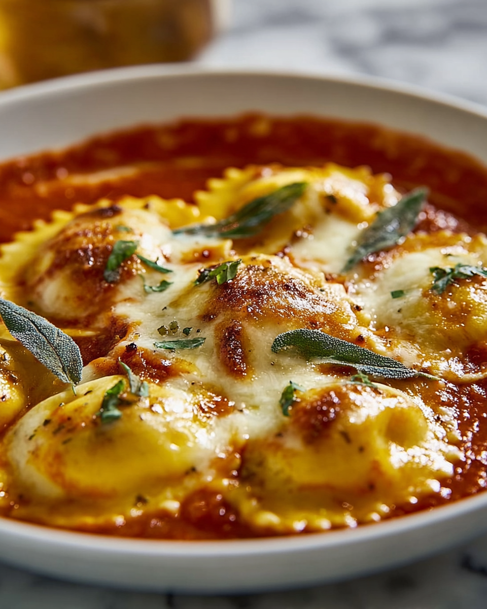 Million Dollar Ravioli Casserole Recipe - Recipe Image