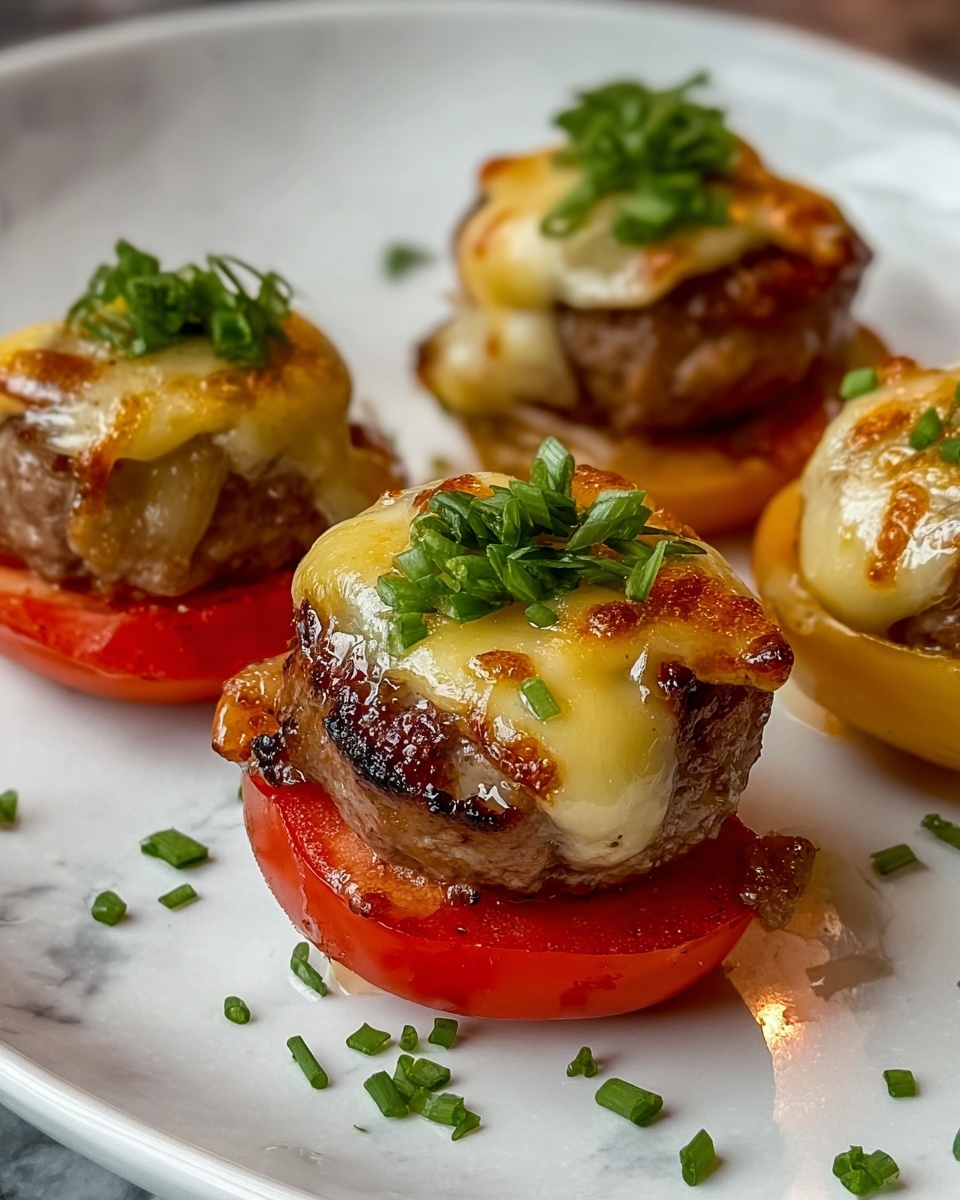 Philly Cheesesteak Bell Pepper Bites Recipe - Recipe Image