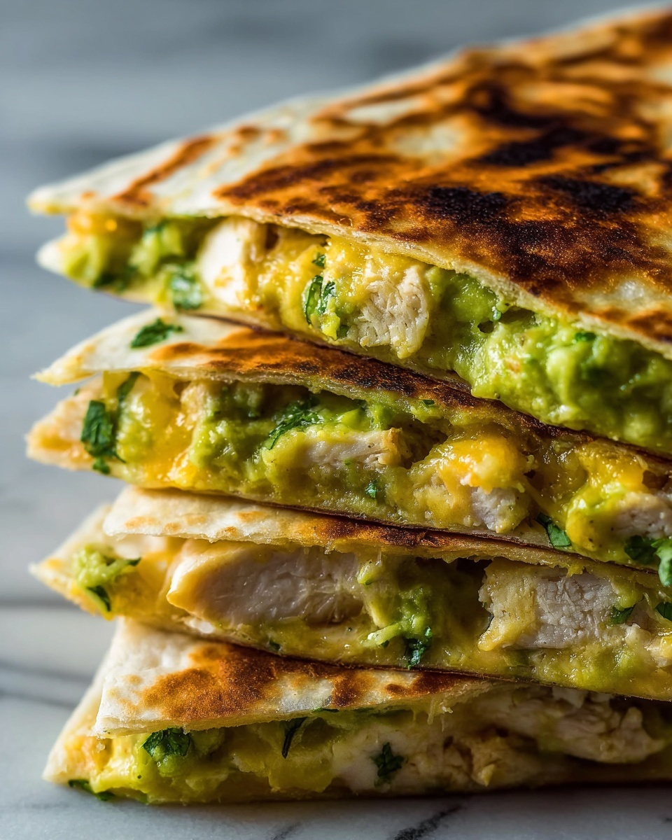 Mini Chicken Avocado Quesadillas Recipe - Recipe Image