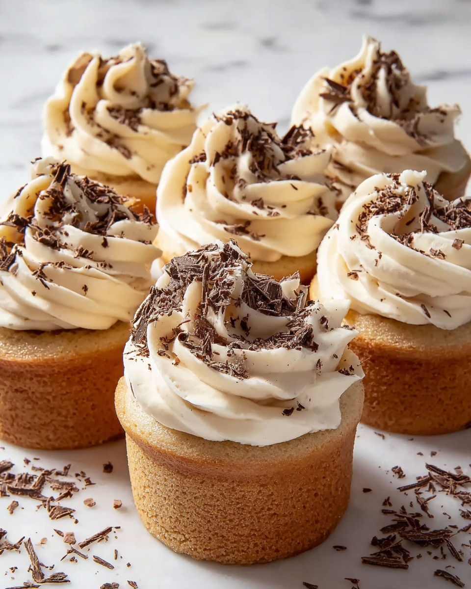 White Russian Cupcakes with Kahlúa and Espresso Frosting Recipe - Recipe Image