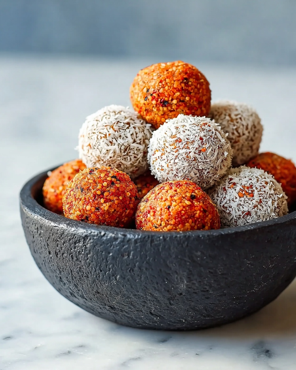 Healthy No-Bake Carrot Energy Bites Recipe - Recipe Image