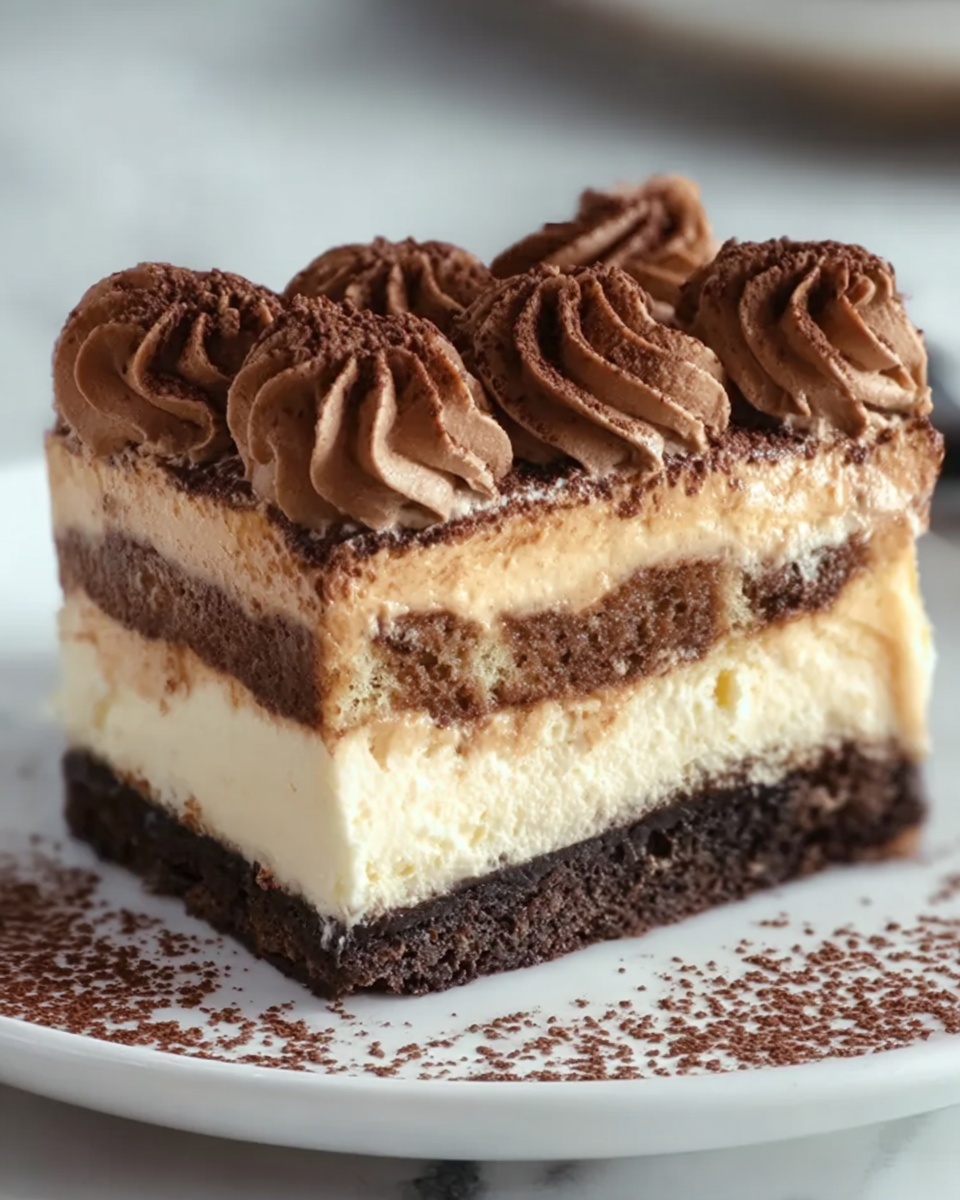Italian Tiramisu Cheesecake Recipe - Recipe Image