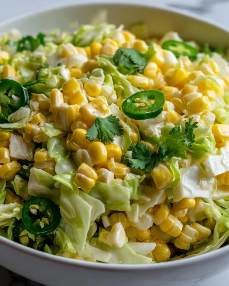 Jalapeno Corn Coleslaw: Bold and Flavorful Recipe