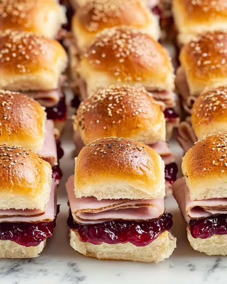 Turkey Cranberry Sliders Recipe