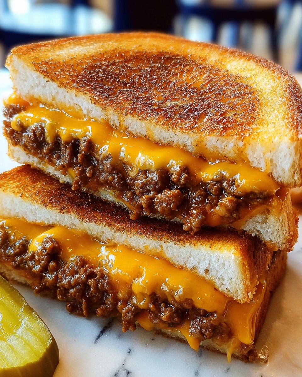 Grilled Cheese Sloppy Joes Recipe - Recipe Image
