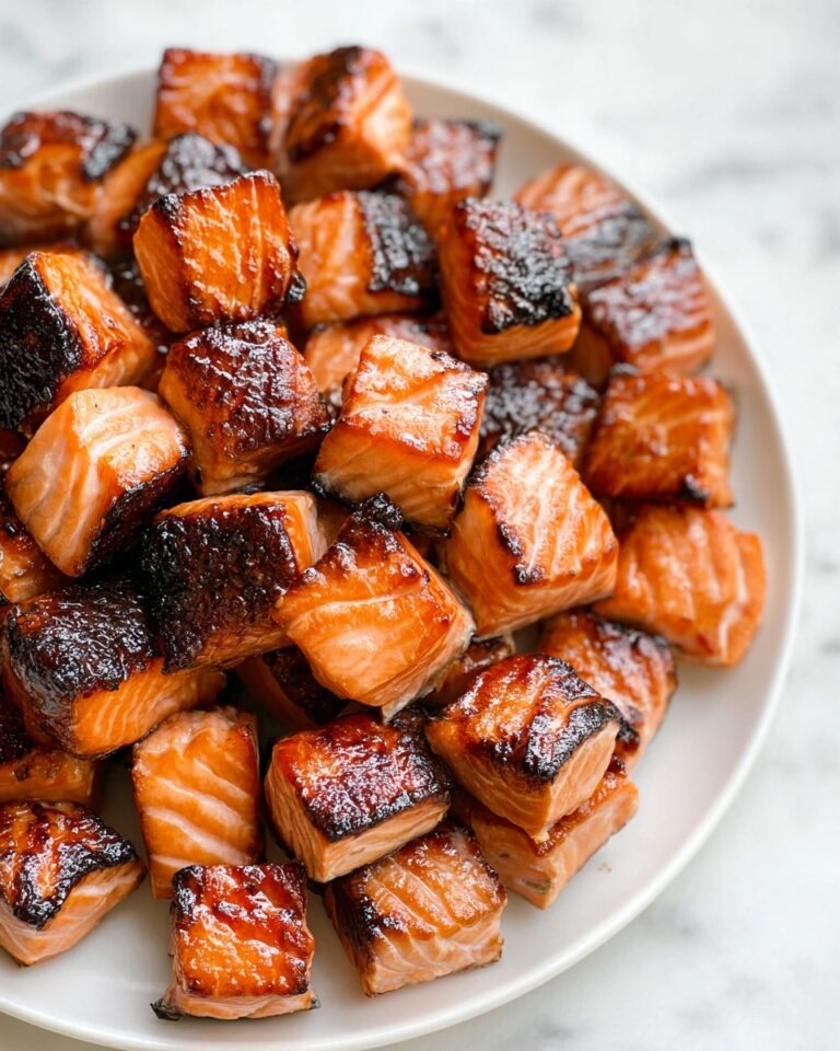 Hot Honey Salmon Bites Recipe