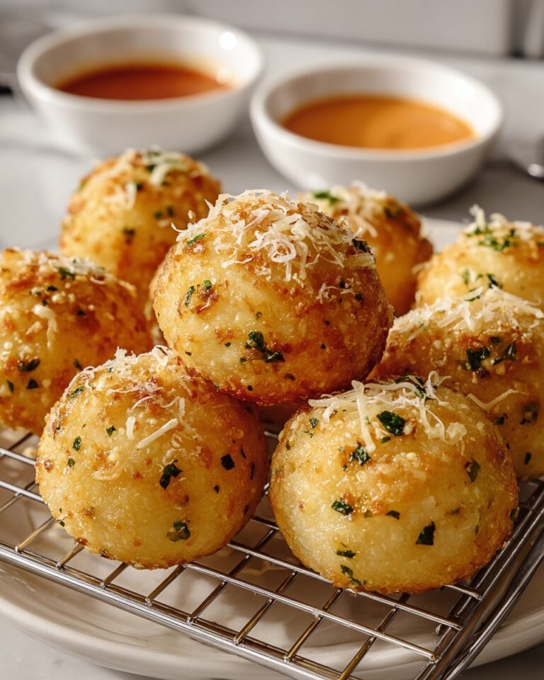 Crispy Fried Arancini with Mozzarella and Parmesan Recipe