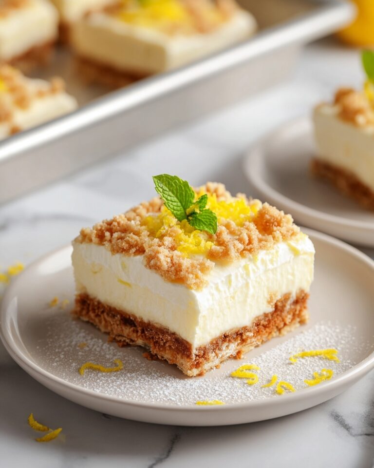 Lemon Cheesecake Bars Recipe