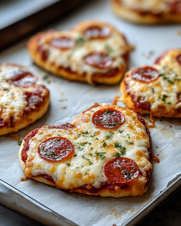 Heart-Shaped Pizzas: A Delicious and Fun Way to Celebrate Recipe
