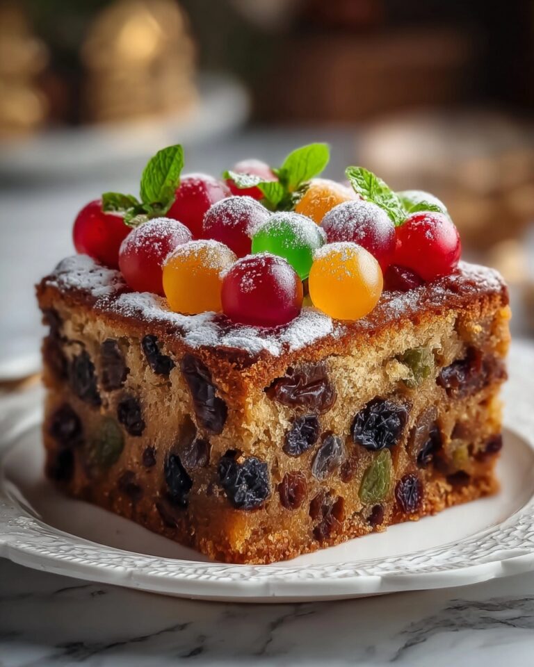 Traditional Christmas Fruit Cake Recipe