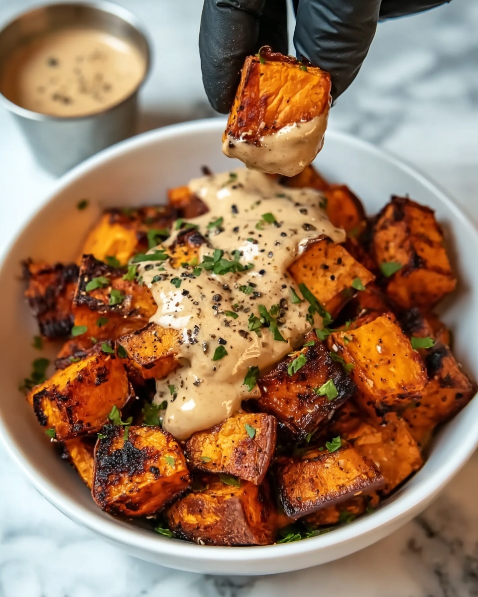 Smoky Roasted Sweet Potatoes with Chipotle Mayo Recipe - Recipe Image