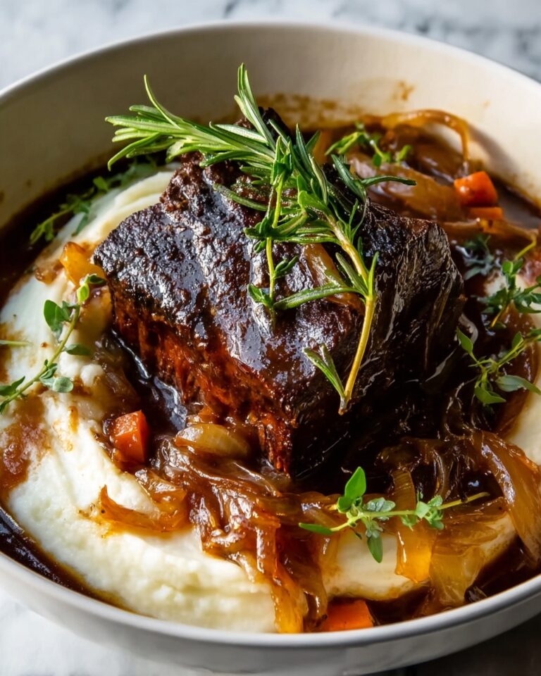 Braised Short Ribs in Red Wine with Herbs Recipe