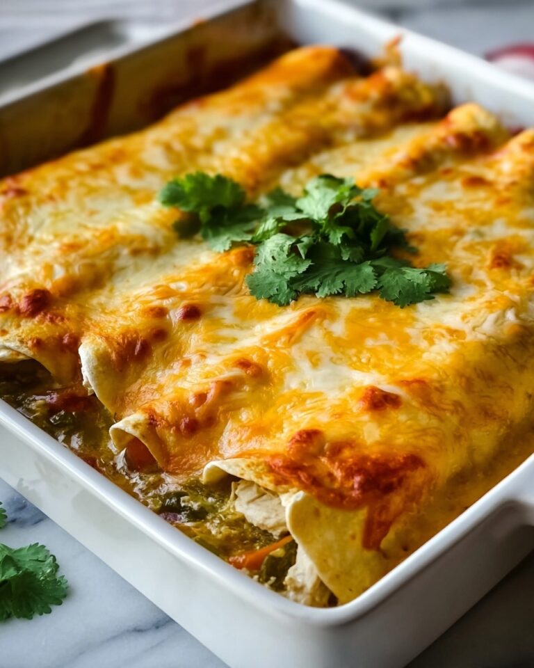 Cheesy Chicken Enchilada Casserole Recipe