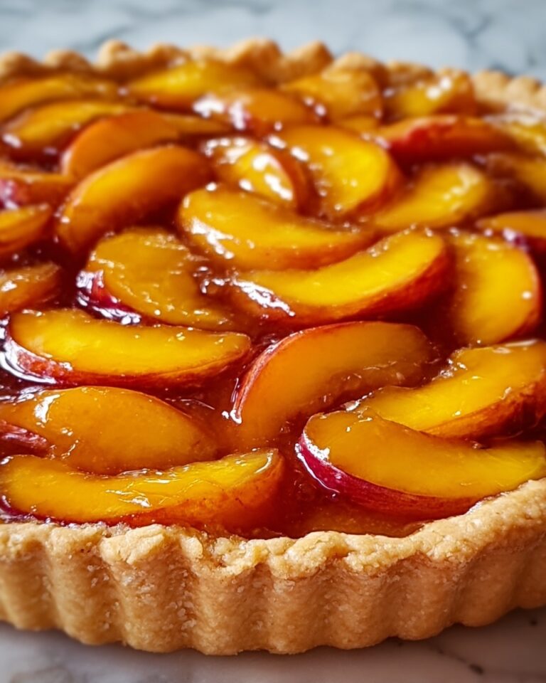 Fresh Peach Pie with Cinnamon and Vanilla Recipe