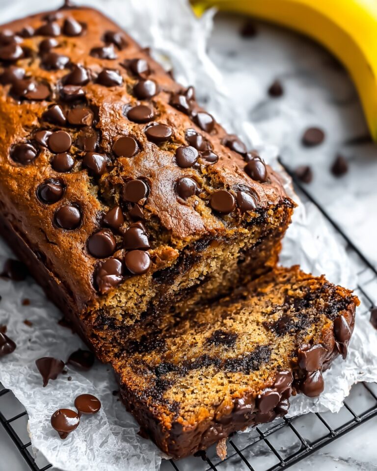 Super Moist Chocolate Chip Banana Bread Recipe
