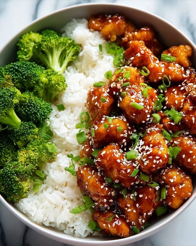 Spicy Korean Chicken with Steamed Rice and Tenderstem Broccoli Recipe