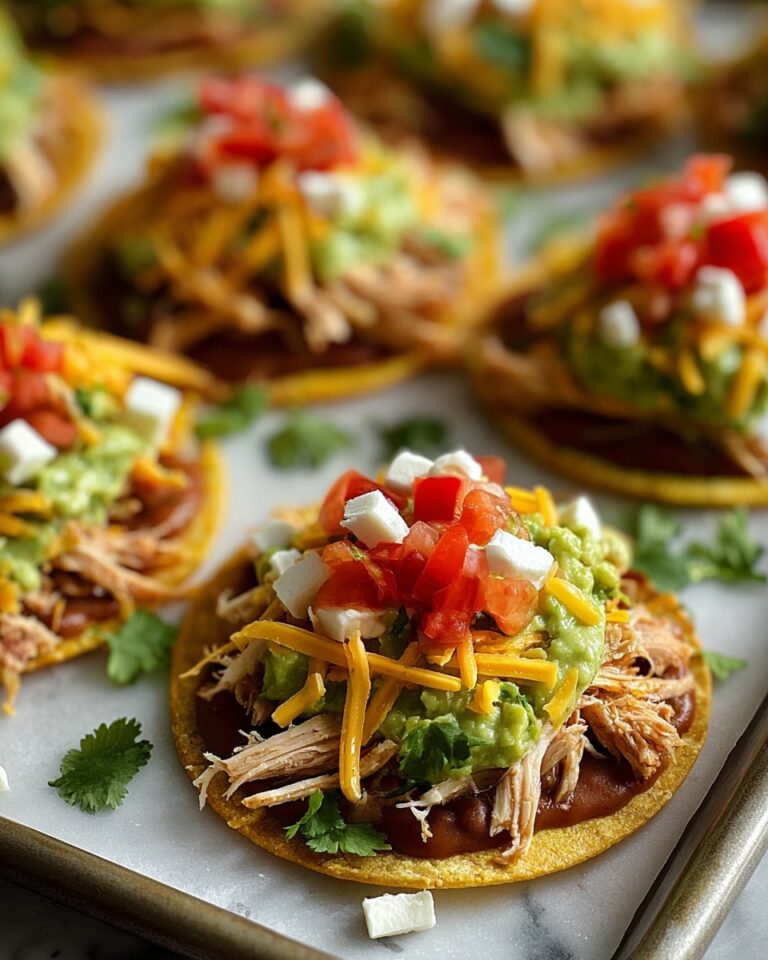 Easy Chicken Tostadas Recipe