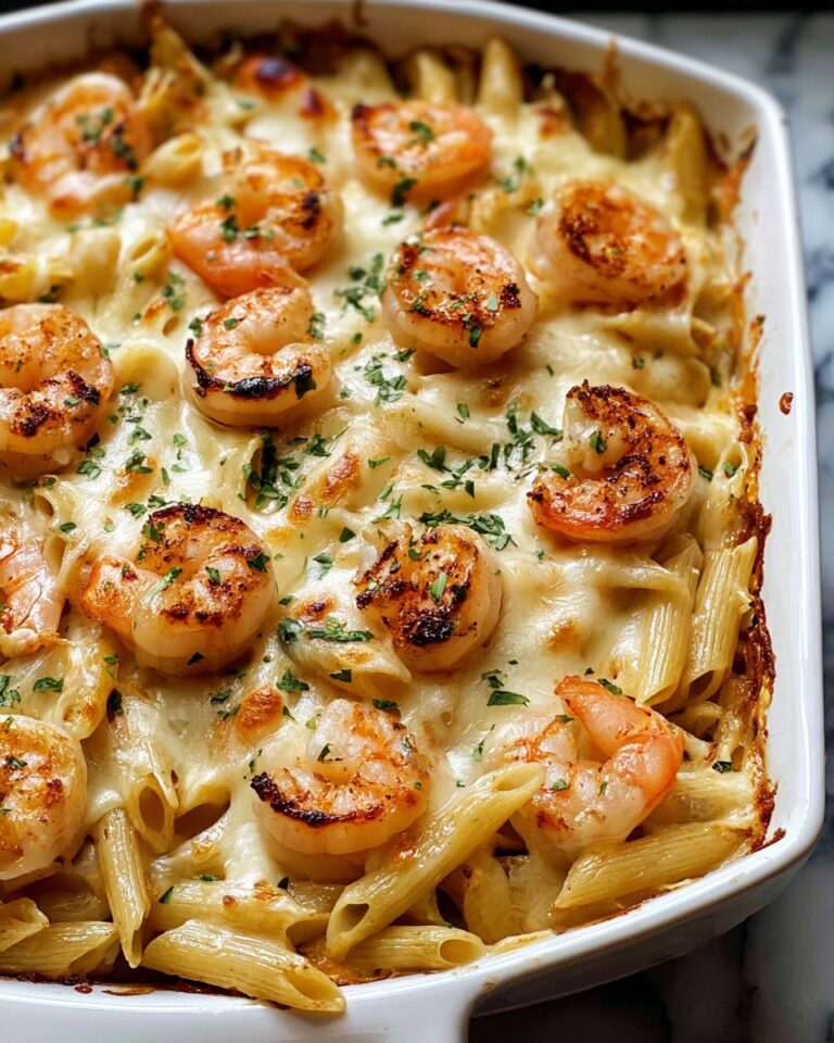 Shrimp Scampi Pasta Bake Recipe
